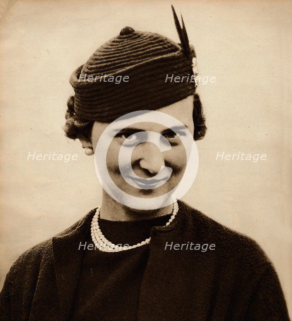 'Princess Marina became engaged to King George V's youngest son, Prince George (now Duke of Kent), w Artist: Unknown.