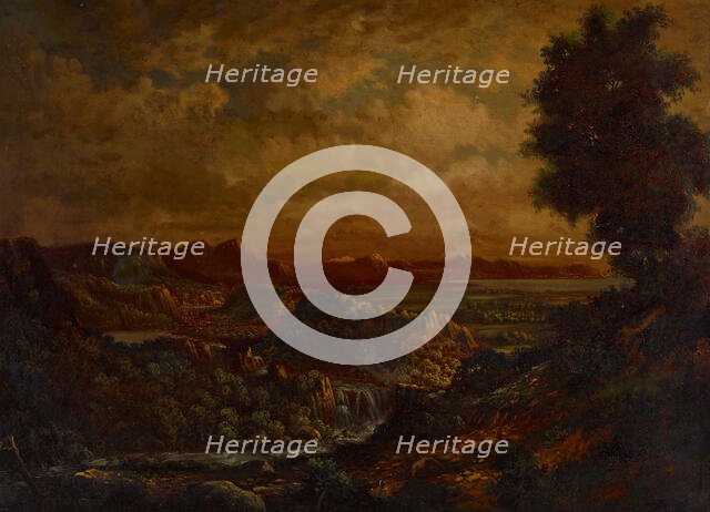 Italian Landscape, 1854. Creator: Abel Nichols.