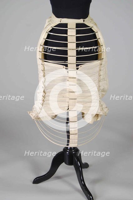 Bustle, American, 1868-69. Creator: Unknown.