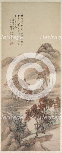 Autumn Landscape, 1644-1911. Creator: Yang Borun (Chinese, 1837-1911).