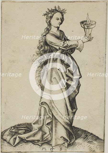 The Third Wise Virgin, n.d. Creator: Martin Schongauer.