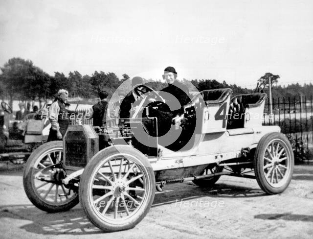 1908 Buick at Brooklands. Creator: Unknown.