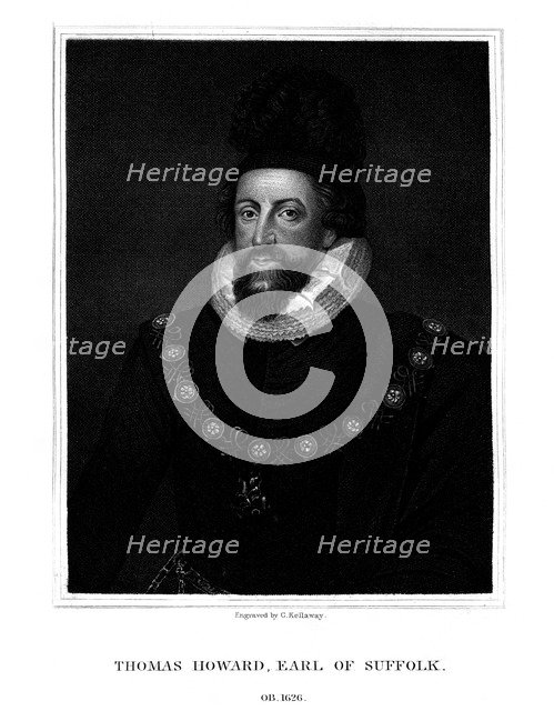 Admiral Thomas Howard, 1st Earl of Suffolk, (1825).Artist: G Kellaway
