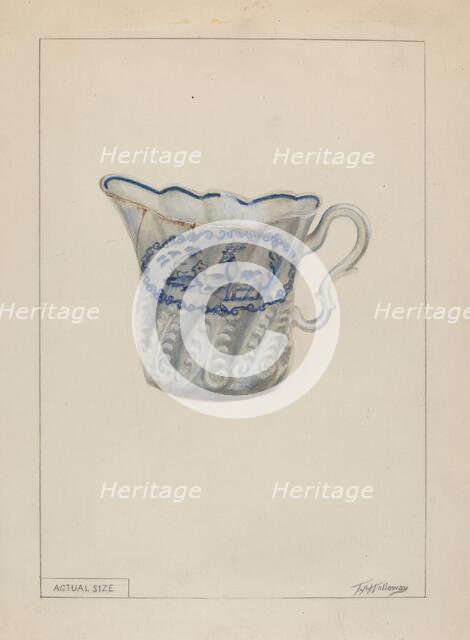 Creamer, c. 1936. Creator: Thomas Holloway.