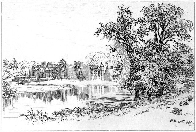 Charlecote Park, Warwickshire, 1885.Artist: Edward Hull