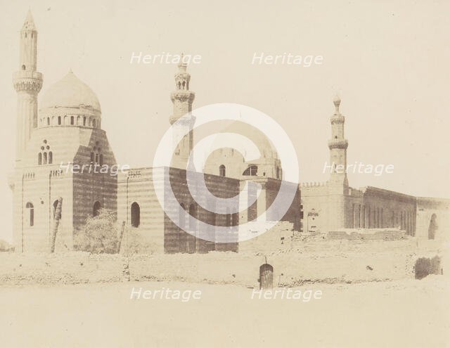 Le Kaire, Mosquées d'Iscander-Pacha et du Sultan Haçan, 1851-52, printed 1853-54. Creator: Félix Teynard.