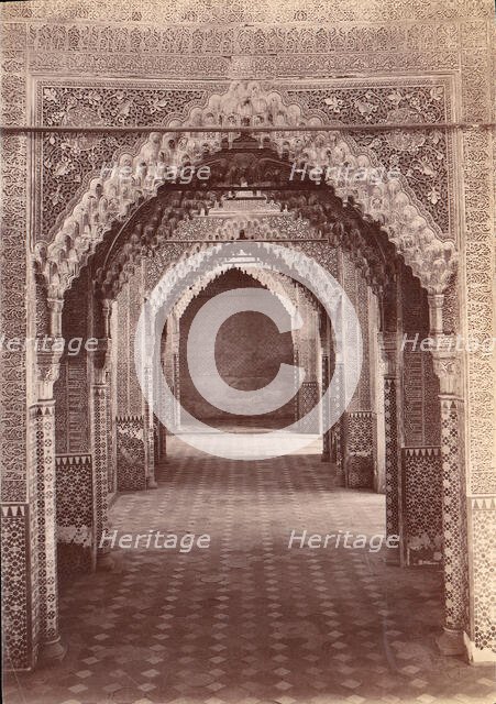 Hall of Justice, Alhambra, Granada, 1880s-90s. Creator: Unknown.