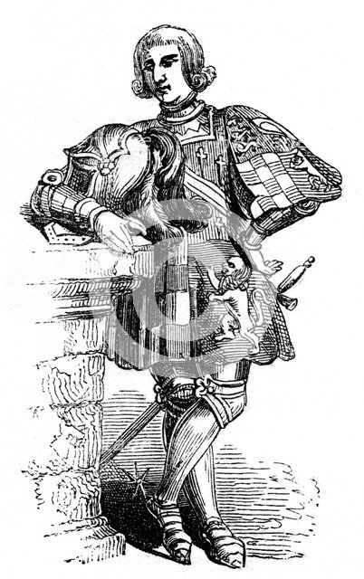 John Howard, first Duke of Norfolk, c1850.  Artist: Anon