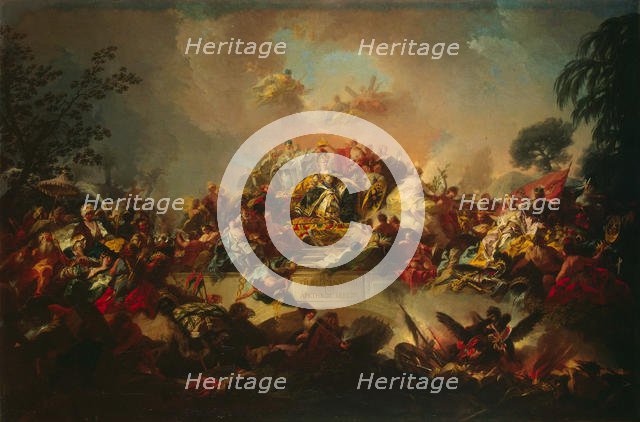 Apotheosis of the Reign of Catherine II, 1767. Creator: Guglielmi, Gregorio (1714-1773).