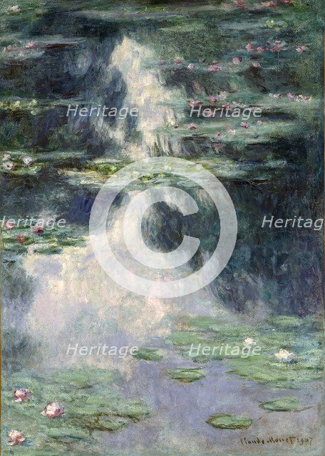 Pond with Water Lilies, 1907. Artist: Monet, Claude (1840-1926)