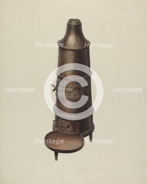 Cannon Stove, c. 1939. Creator: Regina Henderer.