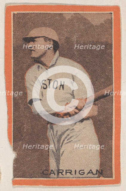 Carrigan, from the Baseball Players set (W500) (Orange Borders), 1910. Creator: Unknown.