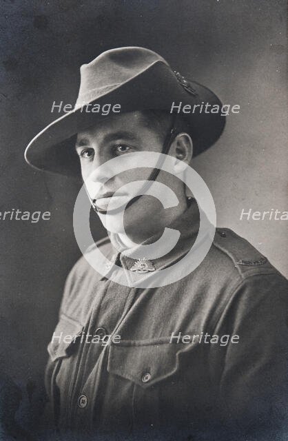 Postcard of soldier 'Jack', friend of Bernard Laurence 'Barney' Nugent. Creator: Murphy.
