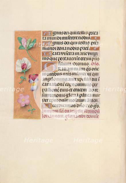 Hours of Queen Isabella the Catholic, Queen of Spain: Fol. 92v, c. 1500. Creator: Master of the First Prayerbook of Maximillian (Flemish, c. 1444-1519); Associates, and.