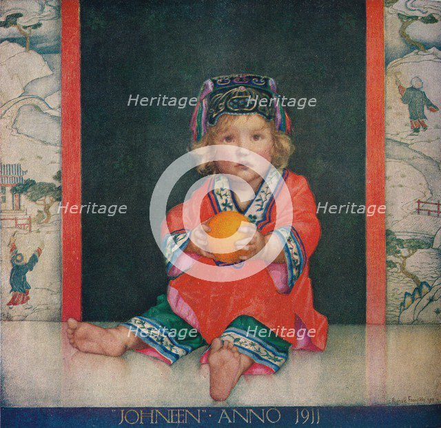 'Johneen, son of Mr and Mrs. John Noble', 1911, (1919). Artist: Edward Reginald Frampton.