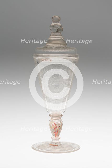 Goblet with Cover, Germany, Early 18th century. Creator: Unknown.