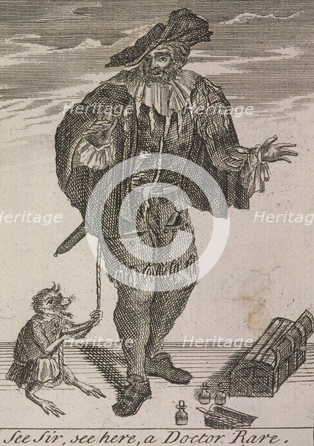 'See Sir, see here, a Doctor Rare', Cries of London, (c1688?). Artist: Anon