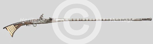 Snaphance Gun, Morocco, 19th century. Creator: Unknown.