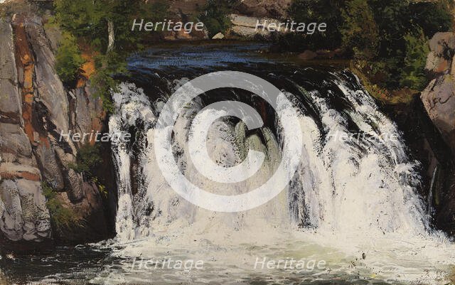 Waterfall, 1877. Creator: Fanny Churberg.