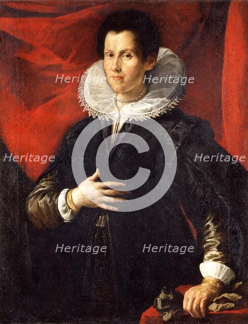 Portrait of Caterina de' Medici (1593-1629), Duchess of Mantua and Montferrat, 1st 3rd of 17th cent. Creator: Guerri, Dionisio (1610-1640).