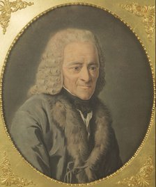Portrait of the writer, essayist and philosopher Francois Marie Arouet de Voltaire (1694-1778).