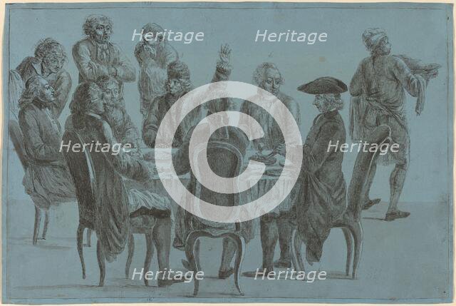 The Philosophers' Meal, after 1772. Creator: Unknown.