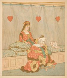 'The Queen of Hearts, She made some Tarts', 1880. Creator: Randolph Caldecott.