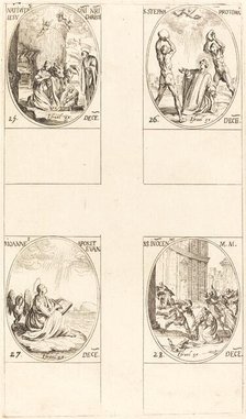The Nativity; St. Stephen; St. John; Holy Innocents. Creator: Jacques Callot.