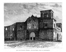 Church of San Francisco, Panama, Central America, 19th century. Artist: Taylor