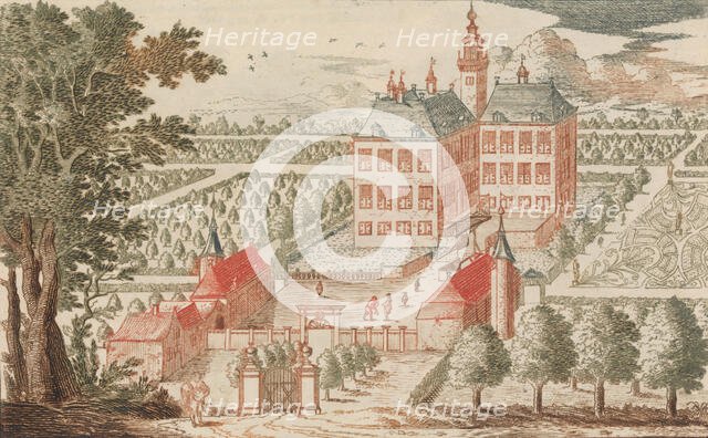 't Huis ter Werve', in: Tooneel Der Voornaamste Nederlands Huizen, En Lust Hoven, Naar T ..., n.d.. Creator: Unknown.