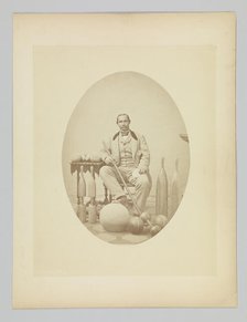 Photograph of Aaron Molyneaux Hewlett, gymnasium coach of Harvard University, 1859-1871. Creator: George K Warren.