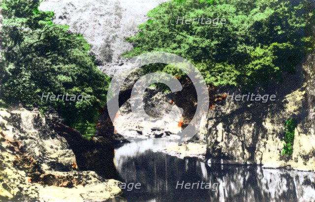 Roman bridge at Bettws-y-Coed, Gwynedd, 1926.Artist: Cavenders Ltd
