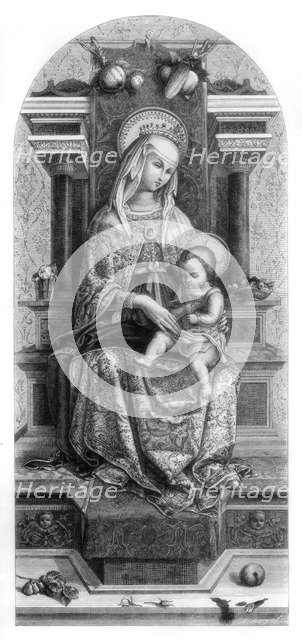 'Virgin and Child', 1482 (1870). Artist: Unknown