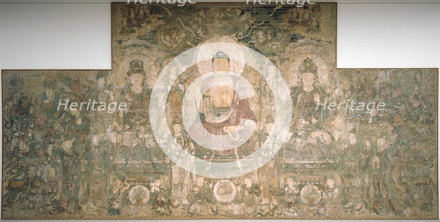 Bhaisajyaguru, the buddha of healing and medicine, ca 1319. Artist: Anonymous  