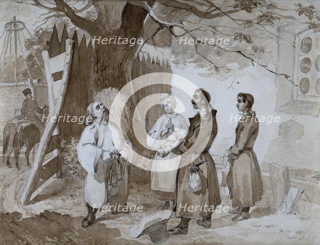 Illustration for Story Taras Bulba by N. Gogol.