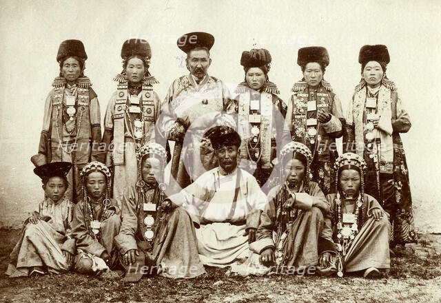 Types of Selenga Buryats, 1895-1939. Creator: L Veniukov.