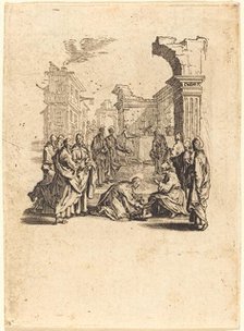 Christ Washing the Feet of the Apostles, c. 1624/1625. Creator: Jacques Callot.
