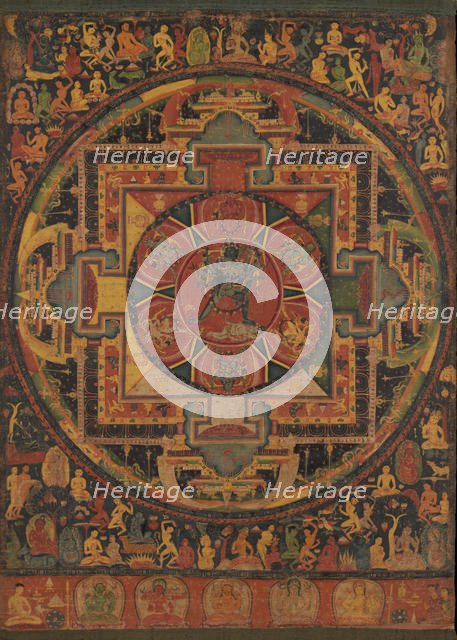 Chakrasamvara Mandala, ca. 1100. Creator: Unknown.