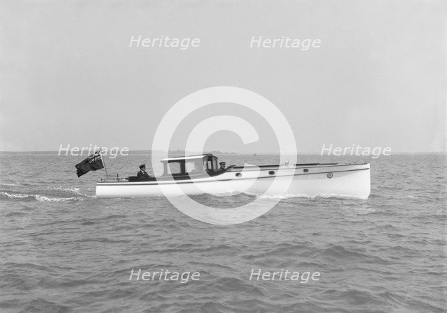 Wolseley launch, 1914. Creator: Kirk & Sons of Cowes.