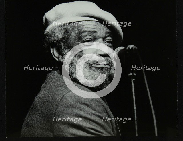 Slim Gaillard at the Forum Theatre, Hatfield, Hertfordshire, 1986. Artist: Denis Williams