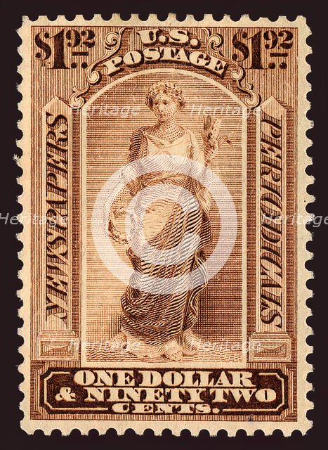 $1.92 Ceres Newspapers and Periodicals single, 1879. Creator: Unknown.