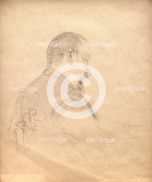 Portrait of the composer Alexander Glazunov (1865-1936), 1896.