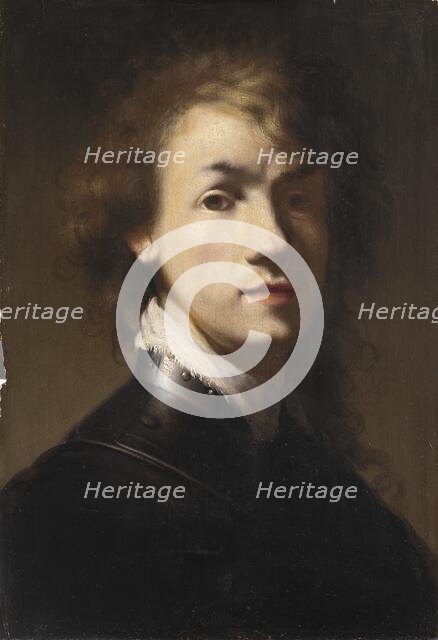 Portrait of Rembrandt with Gorget, 1629-1729. Creator: Workshop of Rembrandt.