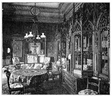 Prince Albert's Music Room, Buckingham Palace, 1900. Artist: Unknown