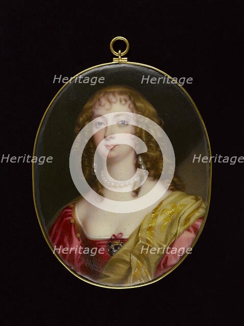 Portrait of the Countess of Bedford, after Anton Van Dyck, 1844. Creator: Henry Pierce Bone.