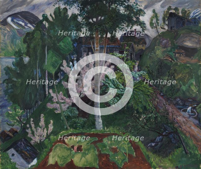 Spring in Jolster, probably 1925. Creator: Nikolai Johannes Astrup.