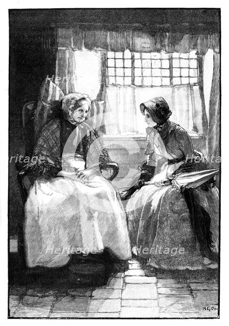 'At Balmoral, A Morning Call', 19th century. Artist: Unknown