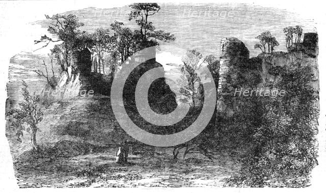 "The Red Castle", at Hawkstone Park, 1854. Creator: Unknown.