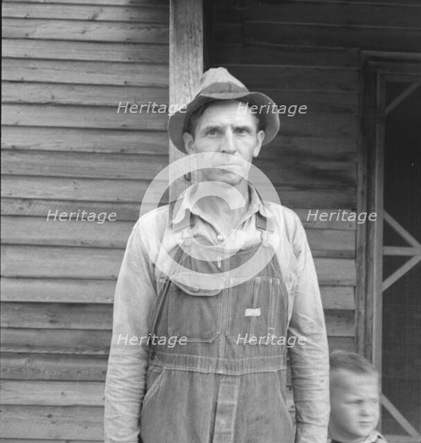 Tobacco sharecropper, Person County, North Carolina, 1939. Creator: Dorothea Lange.