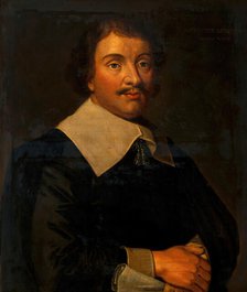 A man designated as "Dr Alexander Leighton (1568-1649)", c1610s. Creator: Unknown.